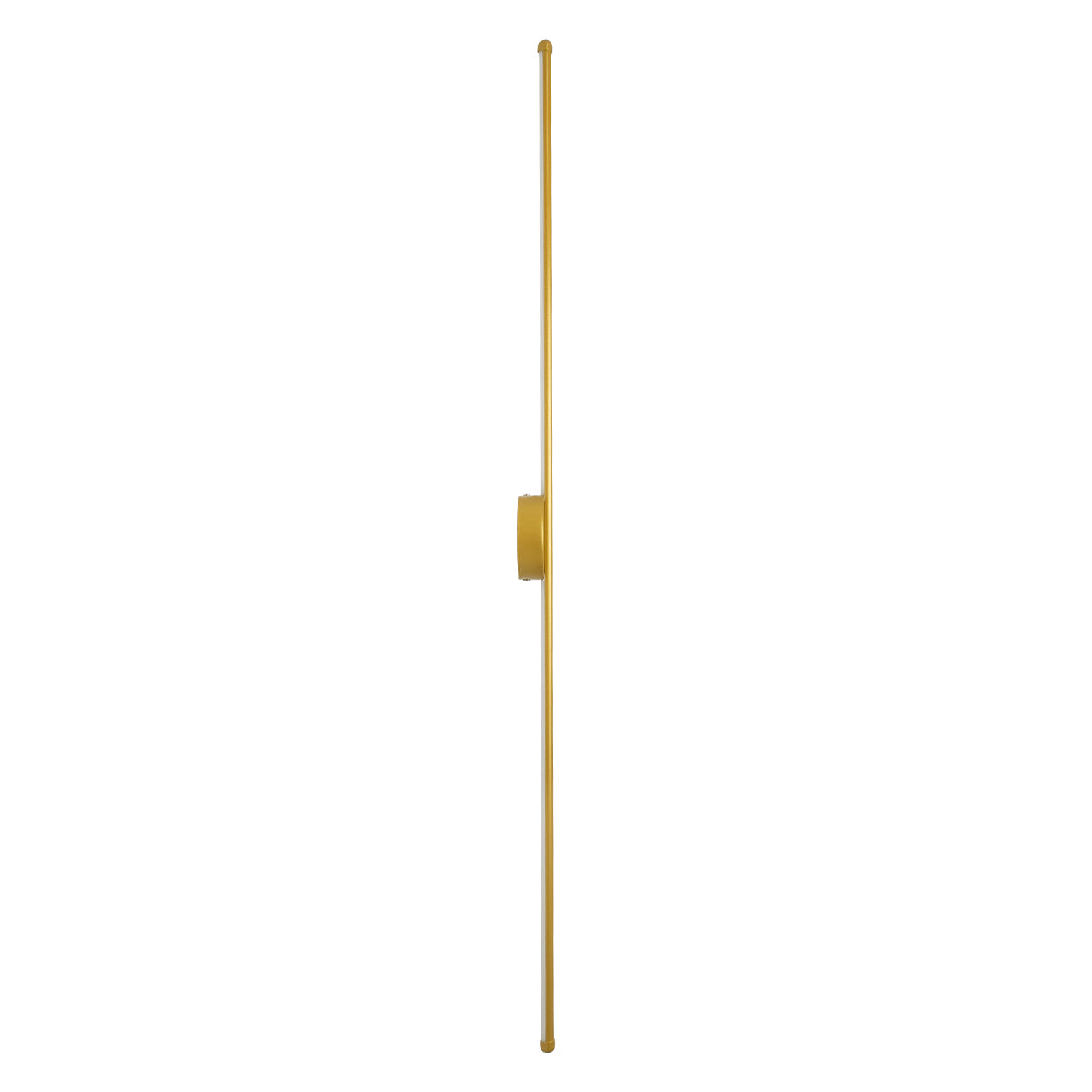 GLOBOSTAR® DIADEM 61334 Μοντέρνο Φωτιστικό Τοίχου - Απλίκα LED 18W 2160lm 120° AC 220-240V IP20 Ρυθμιζόμενο Λευκό CCT με On/Off 2700K/4500K/6000K - Lumileds SMD Chip - Χρυσό Βούρτσας - Μ10 x Π4 x Υ120cm - 3 Χρόνια Εγγύηση