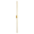 GLOBOSTAR® DIADEM 61334 Μοντέρνο Φωτιστικό Τοίχου - Απλίκα LED 18W 2160lm 120° AC 220-240V IP20 Ρυθμιζόμενο Λευκό CCT με On/Off 2700K/4500K/6000K - Lumileds SMD Chip - Χρυσό Βούρτσας - Μ10 x Π4 x Υ120cm - 3 Χρόνια Εγγύηση