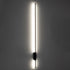 GloboStar® HARLEM 61335 Φωτιστικό Τοίχου - Απλίκα Design LED CCT 18W 2160lm 120° AC 220-240V - Εναλλαγή Φωτισμού μέσω Διακόπτη On/Off All In One Ψυχρό 6000k+Φυσικό 4500k+Θερμό 2700k Μ5 x Π4 x Υ120cm - Μαύρο - 3 Years Warranty - ledmania.gr