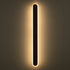 GLOBOSTAR® HOUSTON 61347 Μοντέρνο Φωτιστικό Τοίχου - Απλίκα LED 18W 2160lm 360° AC 220-240V IP20 Ρυθμιζόμενο Λευκό CCT με On/Off 2700K/4500K/6000K - Lumileds SMD Chip - Μαύρο Ματ - Μ6 x Π3 x Υ60cm - 3 Χρόνια Εγγύηση - ledmania.gr