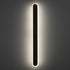 GLOBOSTAR® HOUSTON 61347 Μοντέρνο Φωτιστικό Τοίχου - Απλίκα LED 18W 2160lm 360° AC 220-240V IP20 Ρυθμιζόμενο Λευκό CCT με On/Off 2700K/4500K/6000K - Lumileds SMD Chip - Μαύρο Ματ - Μ6 x Π3 x Υ60cm - 3 Χρόνια Εγγύηση - ledmania.gr