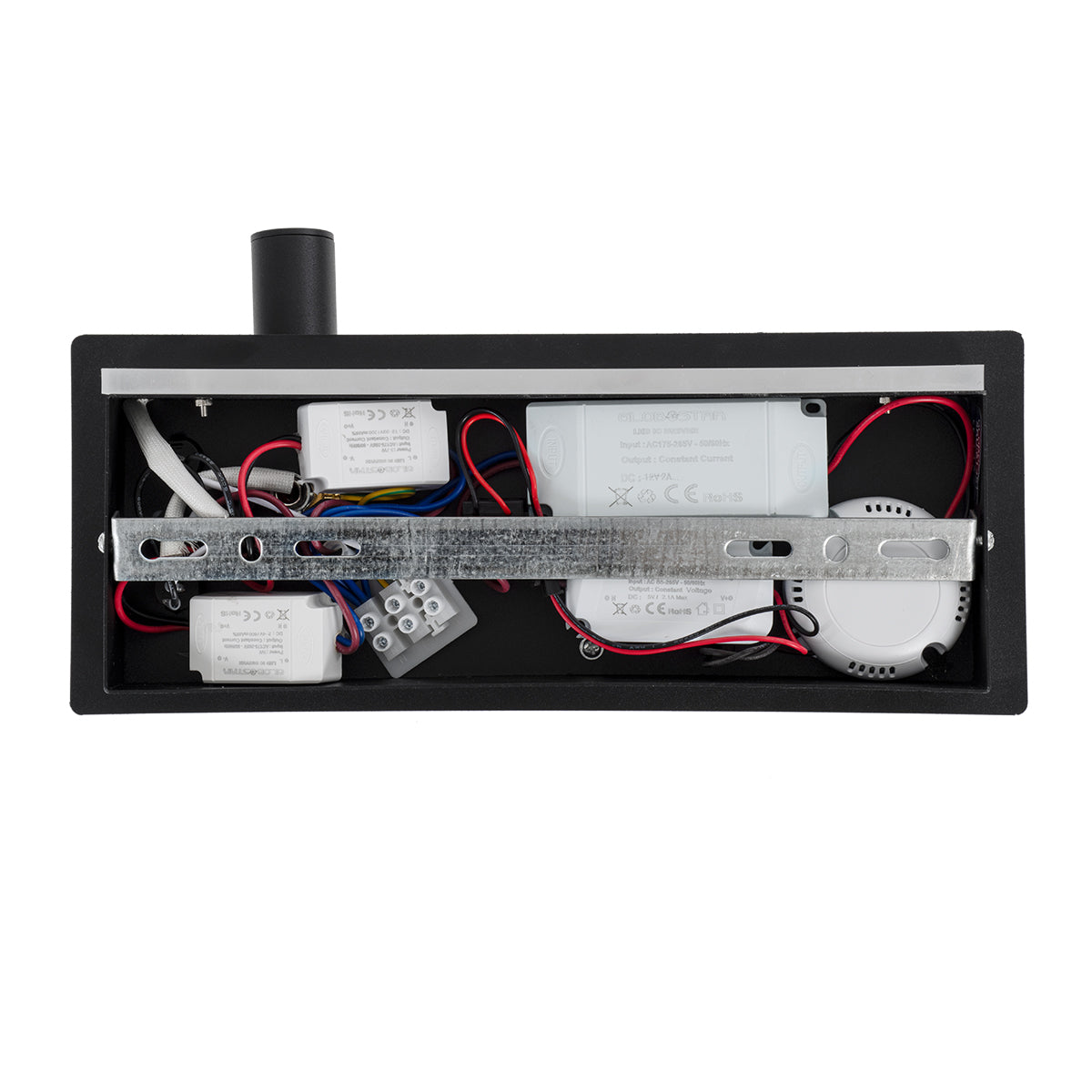 GloboStar® PALADIN 61351 Μοντέρνο Φωτιστικό Τοίχου - Απλίκα Ξενοδοχείου Bed Side LED 6W 720lm 36° AC 220-240V - Reading Light & Κρυφός Φωτισμός - Φορτιστές USB 3A & Wireless 20W - Μ30 x Π11 x Υ12cm - Φυσικό Λευκό 4500K - Μαύρο - Αριστερό - ledmania.gr