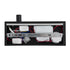 GloboStar® PALADIN 61351 Μοντέρνο Φωτιστικό Τοίχου - Απλίκα Ξενοδοχείου Bed Side LED 6W 720lm 36° AC 220-240V - Reading Light & Κρυφός Φωτισμός - Φορτιστές USB 3A & Wireless 20W - Μ30 x Π11 x Υ12cm - Φυσικό Λευκό 4500K - Μαύρο - Αριστερό - ledmania.gr
