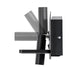 GloboStar® PALADIN 61352 Μοντέρνο Φωτιστικό Τοίχου - Απλίκα Ξενοδοχείου Bed Side LED 6W 720lm 36° AC 220-240V - Reading Light & Κρυφός Φωτισμός - Φορτιστές USB 3A & Wireless 20W - Μ30 x Π11 x Υ12cm - Φυσικό Λευκό 4500K - Μαύρο - Δεξί - ledmania.gr