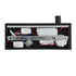 GloboStar® PALADIN 61352 Μοντέρνο Φωτιστικό Τοίχου - Απλίκα Ξενοδοχείου Bed Side LED 6W 720lm 36° AC 220-240V - Reading Light & Κρυφός Φωτισμός - Φορτιστές USB 3A & Wireless 20W - Μ30 x Π11 x Υ12cm - Φυσικό Λευκό 4500K - Μαύρο - Δεξί - ledmania.gr