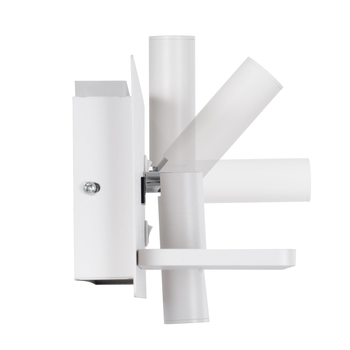 GloboStar® PALADIN 61353 Μοντέρνο Φωτιστικό Τοίχου - Απλίκα Ξενοδοχείου Bed Side LED 6W 720lm 36° AC 220-240V - Reading Light & Κρυφός Φωτισμός - Φορτιστές USB 3A & Wireless 20W - Μ30 x Π11 x Υ12cm - Φυσικό Λευκό 4500K - Λευκό - Αριστερό - ledmania.gr