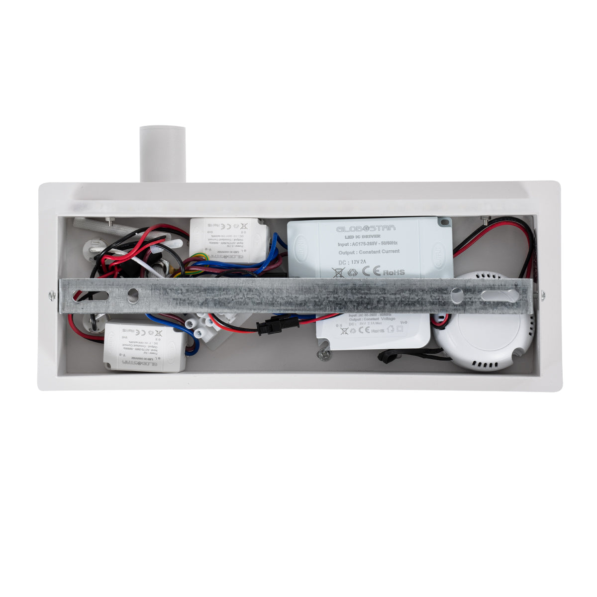 GloboStar® PALADIN 61353 Μοντέρνο Φωτιστικό Τοίχου - Απλίκα Ξενοδοχείου Bed Side LED 6W 720lm 36° AC 220-240V - Reading Light & Κρυφός Φωτισμός - Φορτιστές USB 3A & Wireless 20W - Μ30 x Π11 x Υ12cm - Φυσικό Λευκό 4500K - Λευκό - Αριστερό - ledmania.gr