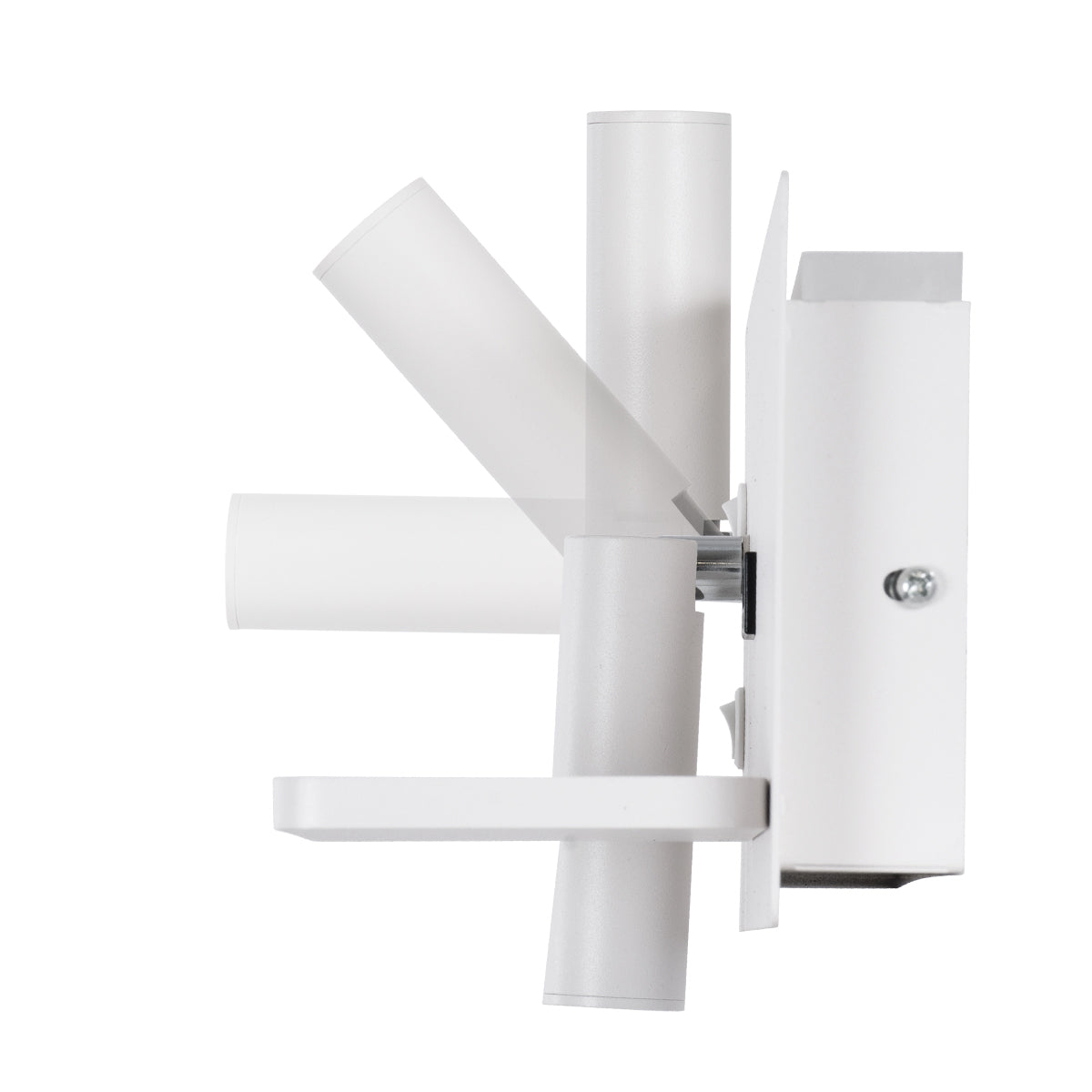 GloboStar® PALADIN 61354 Μοντέρνο Φωτιστικό Τοίχου - Απλίκα Ξενοδοχείου Bed Side LED 6W 720lm 36° AC 220-240V - Reading Light & Κρυφός Φωτισμός - Φορτιστές USB 3A & Wireless 20W - Μ30 x Π11 x Υ12cm - Φυσικό Λευκό 4500K - Λευκό - Δεξί - ledmania.gr