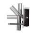 GloboStar® PALADIN 61356 Μοντέρνο Φωτιστικό Τοίχου - Απλίκα Ξενοδοχείου Bed Side LED 6W 720lm 36° AC 220-240V - Reading Light & Κρυφός Φωτισμός - Φορτιστές USB 3A & Wireless 20W - Μ30 x Π11 x Υ12cm - Φυσικό Λευκό 4500K - Νίκελ Βούρτσας - Δεξί - ledmania.gr