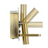 GloboStar® PALADIN 61357 Μοντέρνο Φωτιστικό Τοίχου - Απλίκα Ξενοδοχείου Bed Side LED 6W 720lm 36° AC 220-240V - Reading Light & Κρυφός Φωτισμός - Φορτιστές USB 3A & Wireless 20W - Μ30 x Π11 x Υ12cm - Φυσικό Λευκό 4500K - Χρυσό Βούρτσας - Αριστερό - ledmania.gr