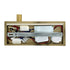 GloboStar® PALADIN 61357 Μοντέρνο Φωτιστικό Τοίχου - Απλίκα Ξενοδοχείου Bed Side LED 6W 720lm 36° AC 220-240V - Reading Light & Κρυφός Φωτισμός - Φορτιστές USB 3A & Wireless 20W - Μ30 x Π11 x Υ12cm - Φυσικό Λευκό 4500K - Χρυσό Βούρτσας - Αριστερό - ledmania.gr
