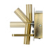 GloboStar® PALADIN 61358 Μοντέρνο Φωτιστικό Τοίχου - Απλίκα Ξενοδοχείου Bed Side LED 6W 720lm 36° AC 220-240V - Reading Light & Κρυφός Φωτισμός - Φορτιστές USB 3A & Wireless 20W - Μ30 x Π11 x Υ12cm - Φυσικό Λευκό 4500K - Χρυσό Βούρτσας - Δεξί - ledmania.gr