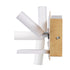 GloboStar® PALADIN 61360 Μοντέρνο Φωτιστικό Τοίχου - Απλίκα Ξενοδοχείου Bed Side LED 6W 720lm 36° AC 220-240V - Reading Light & Κρυφός Φωτισμός - Φορτιστές USB 3A & Wireless 20W - Μ30 x Π11 x Υ12cm - Φυσικό Λευκό 4500K - Ξύλο & Λευκό - Δεξί - ledmania.gr