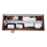 GloboStar® PALADIN 61361 Μοντέρνο Φωτιστικό Τοίχου - Απλίκα Ξενοδοχείου Bed Side LED 6W 720lm 36° AC 220-240V - Reading Light & Κρυφός Φωτισμός - Φορτιστές USB 3A & Wireless 20W - Μ30 x Π11 x Υ12cm - Φυσικό Λευκό 4500K - Ξύλο & Χρυσό - Αριστερό - ledmania.gr