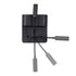 GLOBOSTAR® IBIS 61367 Μοντέρνο Φωτιστικό Τοίχου - Απλίκα Ξενοδοχείου Reading Light με Φορτιστή USB 3A LED 10W 1100lm 36° & 360° AC 220-240V IP20 Φυσικό Λευκό 4500K - Bridgelux COB Chip & TÜV SÜD Driver - Μαύρο Ματ - Μ10 x Π6.1 x Υ18cm - 3 Χρόνια Εγγύηση