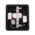 GLOBOSTAR® IBIS 61367 Μοντέρνο Φωτιστικό Τοίχου - Απλίκα Ξενοδοχείου Reading Light με Φορτιστή USB 3A LED 10W 1100lm 36° & 360° AC 220-240V IP20 Φυσικό Λευκό 4500K - Bridgelux COB Chip & TÜV SÜD Driver - Μαύρο Ματ - Μ10 x Π6.1 x Υ18cm - 3 Χρόνια Εγγύηση