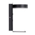 GloboStar® CROWN 61370 Μοντέρνο Φωτιστικό Τοίχου - Απλίκα Ξενοδοχείου Bed Side LED 5W 550lm 120° AC 220-240V - Reading Light - Φορτιστής USB 3A - Μ15 x Π15 x Υ23cm - Φυσικό Λευκό 4500K - Μαύρο - ledmania.gr