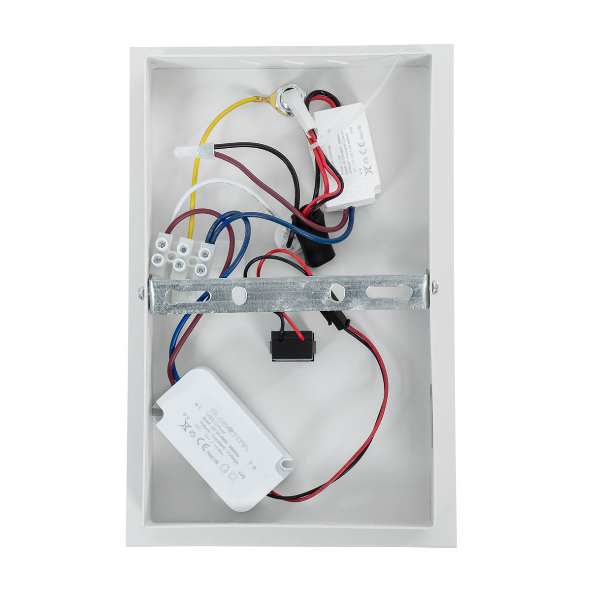 GloboStar® CROWN 61371 Μοντέρνο Φωτιστικό Τοίχου - Απλίκα Ξενοδοχείου Bed Side LED 5W 550lm 120° AC 220-240V - Reading Light - Φορτιστής USB 3A - Μ15 x Π15 x Υ23cm - Φυσικό Λευκό 4500K - Λευκό - ledmania.gr