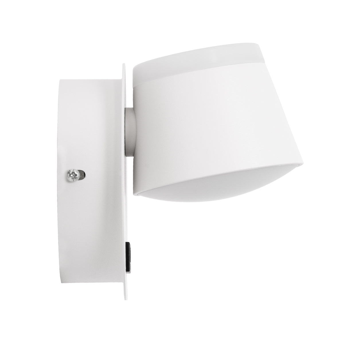 GloboStar® REGENCY 61374 Μοντέρνο Φωτιστικό Τοίχου - Απλίκα Ξενοδοχείου Bed Side LED 8W 920lm 120° AC 220-240V - Reading Up/Down Light - Φορτιστής USB 3A - Μ12 x Π12 x Υ13cm - Φυσικό Λευκό 4500K - Λευκό - ledmania.gr