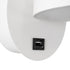 GloboStar® REGENCY 61374 Μοντέρνο Φωτιστικό Τοίχου - Απλίκα Ξενοδοχείου Bed Side LED 8W 920lm 120° AC 220-240V - Reading Up/Down Light - Φορτιστής USB 3A - Μ12 x Π12 x Υ13cm - Φυσικό Λευκό 4500K - Λευκό - ledmania.gr
