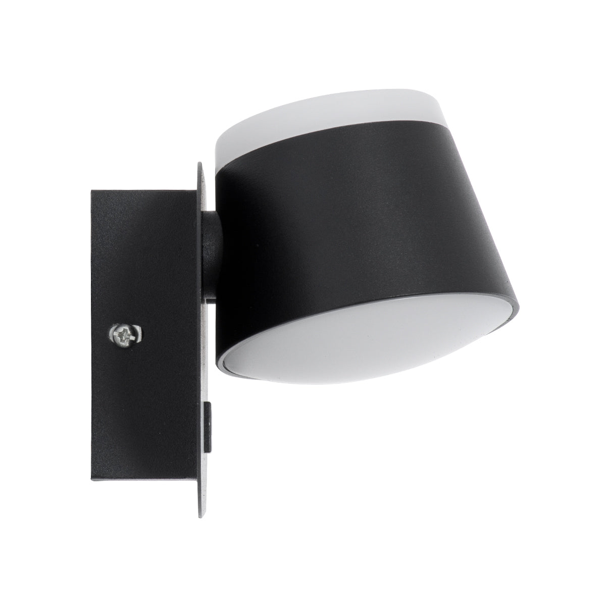 GloboStar® REGENCY 61376 Μοντέρνο Φωτιστικό Τοίχου - Απλίκα Ξενοδοχείου Bed Side LED 16W 1840lm 120° AC 220-240V - Reading Up/Down Light - Φορτιστής USB 3A - Μ16.5 x Π12 x Υ10cm - Φυσικό Λευκό 4500K - Μαύρο - ledmania.gr