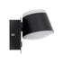 GloboStar® REGENCY 61376 Μοντέρνο Φωτιστικό Τοίχου - Απλίκα Ξενοδοχείου Bed Side LED 16W 1840lm 120° AC 220-240V - Reading Up/Down Light - Φορτιστής USB 3A - Μ16.5 x Π12 x Υ10cm - Φυσικό Λευκό 4500K - Μαύρο - ledmania.gr