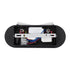 GloboStar® REGENCY 61376 Μοντέρνο Φωτιστικό Τοίχου - Απλίκα Ξενοδοχείου Bed Side LED 16W 1840lm 120° AC 220-240V - Reading Up/Down Light - Φορτιστής USB 3A - Μ16.5 x Π12 x Υ10cm - Φυσικό Λευκό 4500K - Μαύρο - ledmania.gr