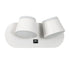 GloboStar® REGENCY 61377 Μοντέρνο Φωτιστικό Τοίχου - Απλίκα Ξενοδοχείου Bed Side LED 16W 1840lm 120° AC 220-240V - Reading Up/Down Light - Φορτιστής USB 3A - Μ16.5 x Π12 x Υ10cm - Φυσικό Λευκό 4500K - Λευκό - ledmania.gr