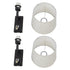 GloboStar® ROULETTE-R 61379 Μοντέρνο Φωτιστικό Τοίχου - Απλίκα Ξενοδοχείου Bed Side LED 3W 360lm & 1 x E27 36° & 360° AC 220-240V - Reading Up/Down Light - Φορτιστής USB 3A - Μ22 x Π23.5 x Υ37cm - Φυσικό Λευκό 4500K - Μαύρο με Μπεζ Καπέλο - Σετ 2 Τεμαχίων - ledmania.gr