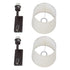 GLOBOSTAR® ROULETTE-R 61381 Μοντέρνο Φωτιστικό Τοίχου - Απλίκα Ξενοδοχείου Reading Light με Φορτιστή USB 3A & Ντουί 1 x E27 LED 3W 360lm 36° & 360° AC 220-240V IP20 Φυσικό Λευκό 4500K - Bridgelux COB Chip & TÜV SÜD Driver - Καφέ & Μπεζ - Μ22 x Π23.5 x ...