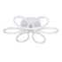 GLOBOSTAR® MARGARET 61401 Μοντέρνο Φωτιστικό Οροφής LED 54W 6210lm 360° AC 220-240V IP20 Ρυθμιζόμενο Λευκό CCT με Χειριστήριο από 2700K έως 6000K Dimmable - Lumileds SMD Chip - Λευκό Ματ - Μ57 x Π57 x Υ12cm - 3 Χρόνια Εγγύηση - ledmania.gr