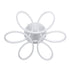 GLOBOSTAR® MARGARET 61401 Μοντέρνο Φωτιστικό Οροφής LED 54W 6210lm 360° AC 220-240V IP20 Ρυθμιζόμενο Λευκό CCT με Χειριστήριο από 2700K έως 6000K Dimmable - Lumileds SMD Chip - Λευκό Ματ - Μ57 x Π57 x Υ12cm - 3 Χρόνια Εγγύηση - ledmania.gr