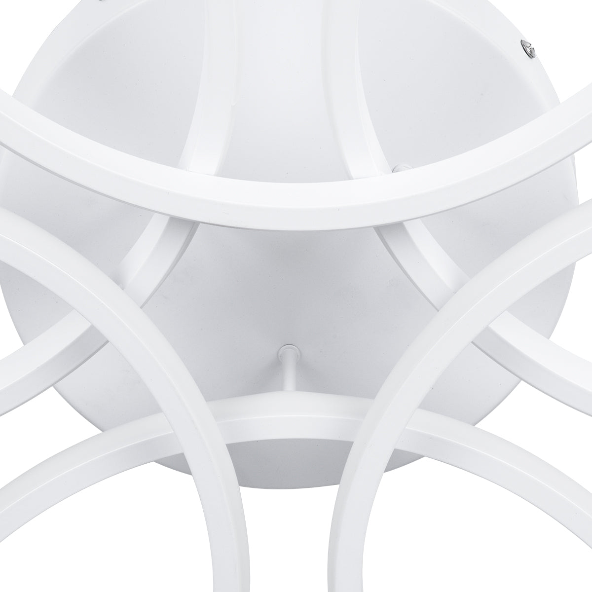 GLOBOSTAR® MARGARET 61401 Μοντέρνο Φωτιστικό Οροφής LED 54W 6210lm 360° AC 220-240V IP20 Ρυθμιζόμενο Λευκό CCT με Χειριστήριο από 2700K έως 6000K Dimmable - Lumileds SMD Chip - Λευκό Ματ - Μ57 x Π57 x Υ12cm - 3 Χρόνια Εγγύηση - ledmania.gr