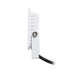 GLOBOSTAR® ATLAS 61405 Προβολέας LED 10W 1200lm 120° AC 220-240V Αδιάβροχο IP67 Φυσικό Λευκό 4500K - Lumileds SMD Chip - TÜV Rheinland Certified - Λευκό Ματ - Μ10 x Π2 x Υ8cm - 5 Χρόνια Εγγύηση