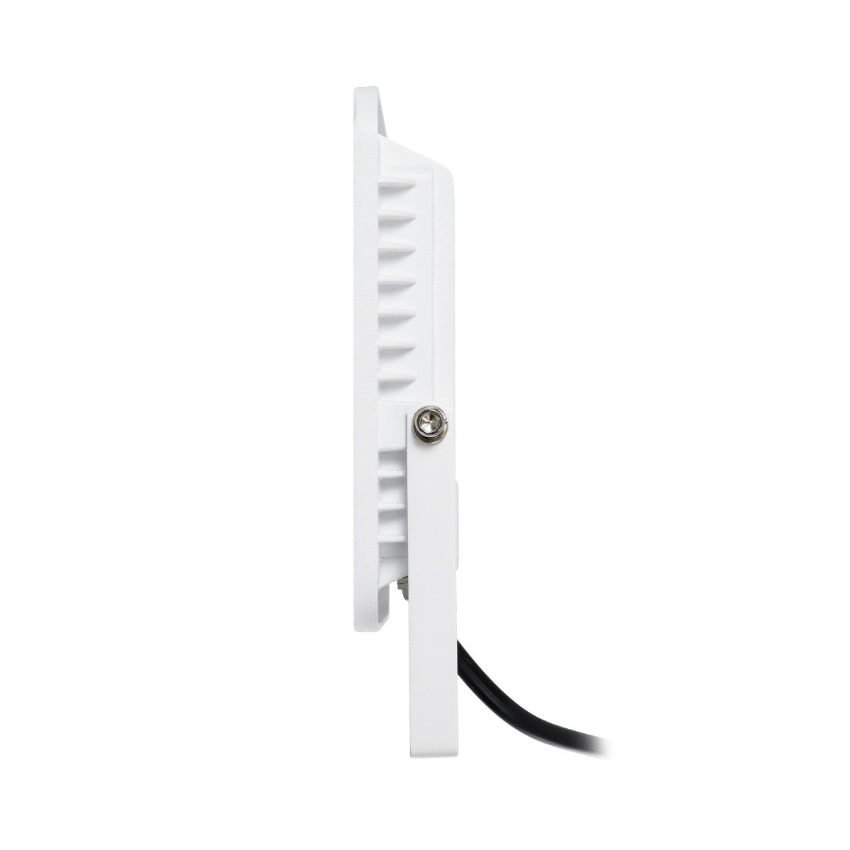 GLOBOSTAR® ATLAS 61421 Προβολέας LED 50W 5750lm 120° AC 220-240V Αδιάβροχο IP67 Θερμό Λευκό 2700K - Lumileds SMD Chip - TÜV Rheinland Certified - Λευκό Ματ - Μ21 x Π3.5 x Υ16cm - 5 Χρόνια Εγγύηση