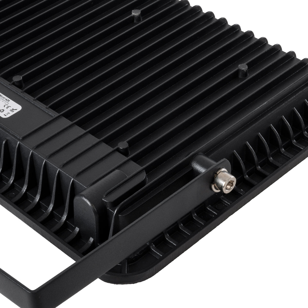 GLOBOSTAR® ATLAS 61430 Προβολέας LED 150W 17250lm 120° AC 220-240V Αδιάβροχο IP67 Θερμό Λευκό 2700K - Lumileds SMD Chip - TÜV Rheinland Certified - Μαύρο Ματ - Μ32 x Π4 x Υ23cm - 5 Χρόνια Εγγύηση