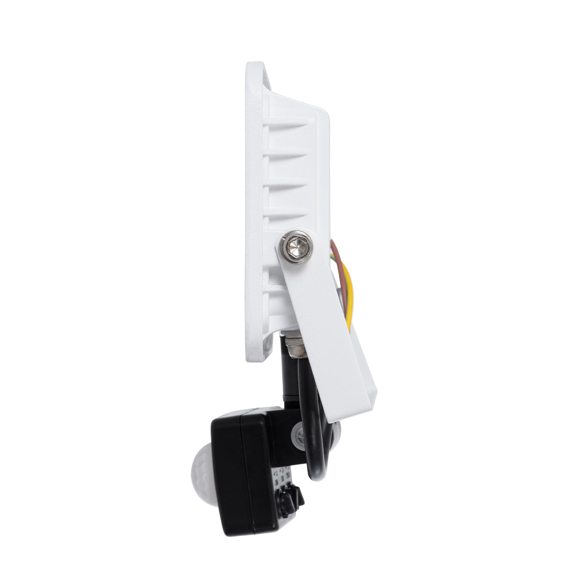 GLOBOSTAR® AURORA 61438 Προβολέας με Ανιχνευτή PIR / Αισθητήρα Κίνησης LED 20W 2500lm 120° AC 220-240V Αδιάβροχο IP67 Ψυχρό Λευκό 6000K - Lumileds SMD Chip - TÜV Rheinland Certified - Λευκό Ματ - Μ12 x Π5 x Υ14.5cm - 3 Χρόνια Εγγύηση