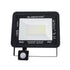 GLOBOSTAR® AURORA 61441 Προβολέας με Ανιχνευτή PIR / Αισθητήρα Κίνησης LED 50W 6250lm 120° AC 220-240V Αδιάβροχο IP67 Ψυχρό Λευκό 6000K - Lumileds SMD Chip - TÜV Rheinland Certified - Μαύρο Ματ - Μ21 x Π5 x Υ21cm - 3 Χρόνια Εγγύηση