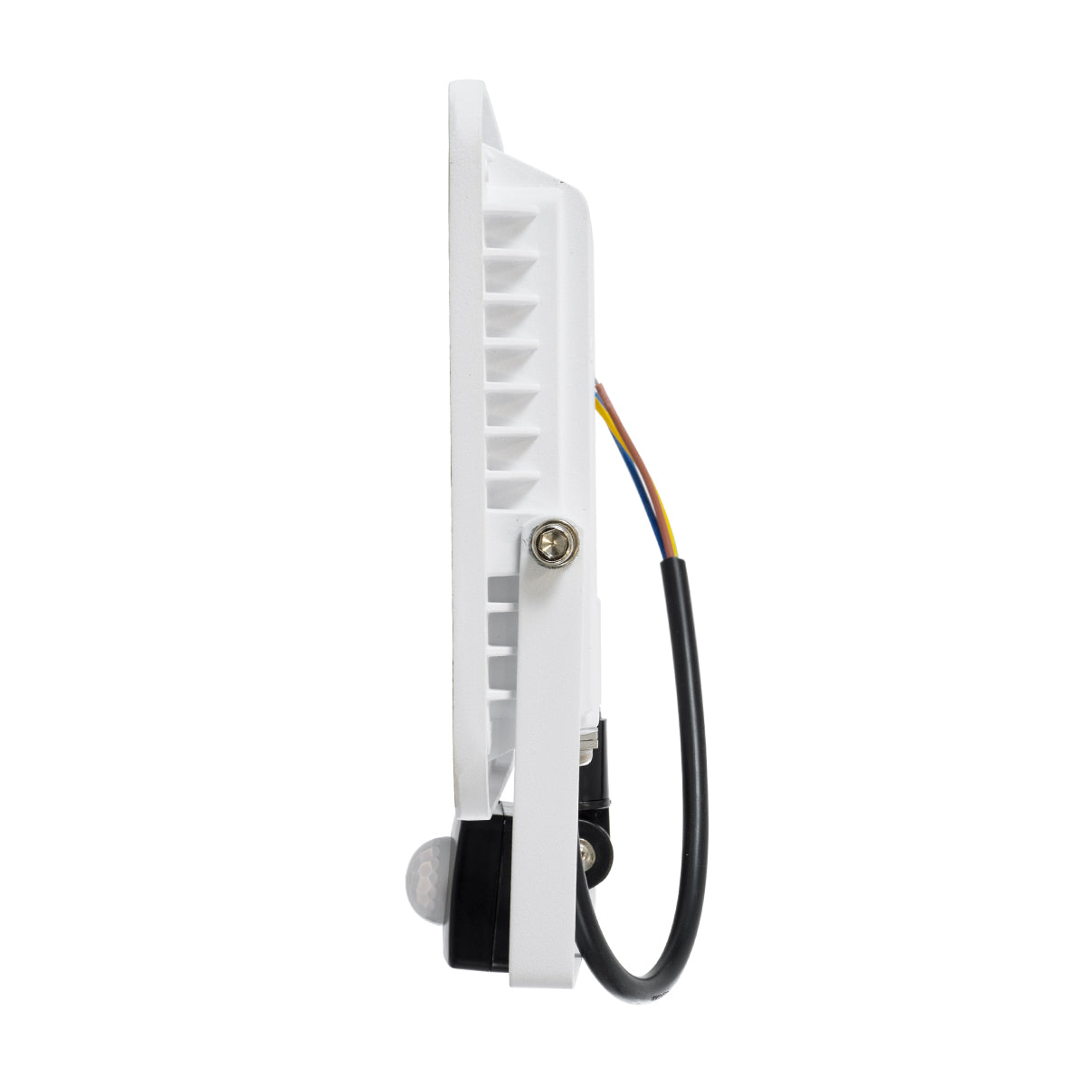GLOBOSTAR® AURORA 61442 Προβολέας με Ανιχνευτή PIR / Αισθητήρα Κίνησης LED 50W 6250lm 120° AC 220-240V Αδιάβροχο IP67 Ψυχρό Λευκό 6000K - Lumileds SMD Chip - TÜV Rheinland Certified - Λευκό Ματ - Μ21 x Π5 x Υ21cm - 3 Χρόνια Εγγύηση