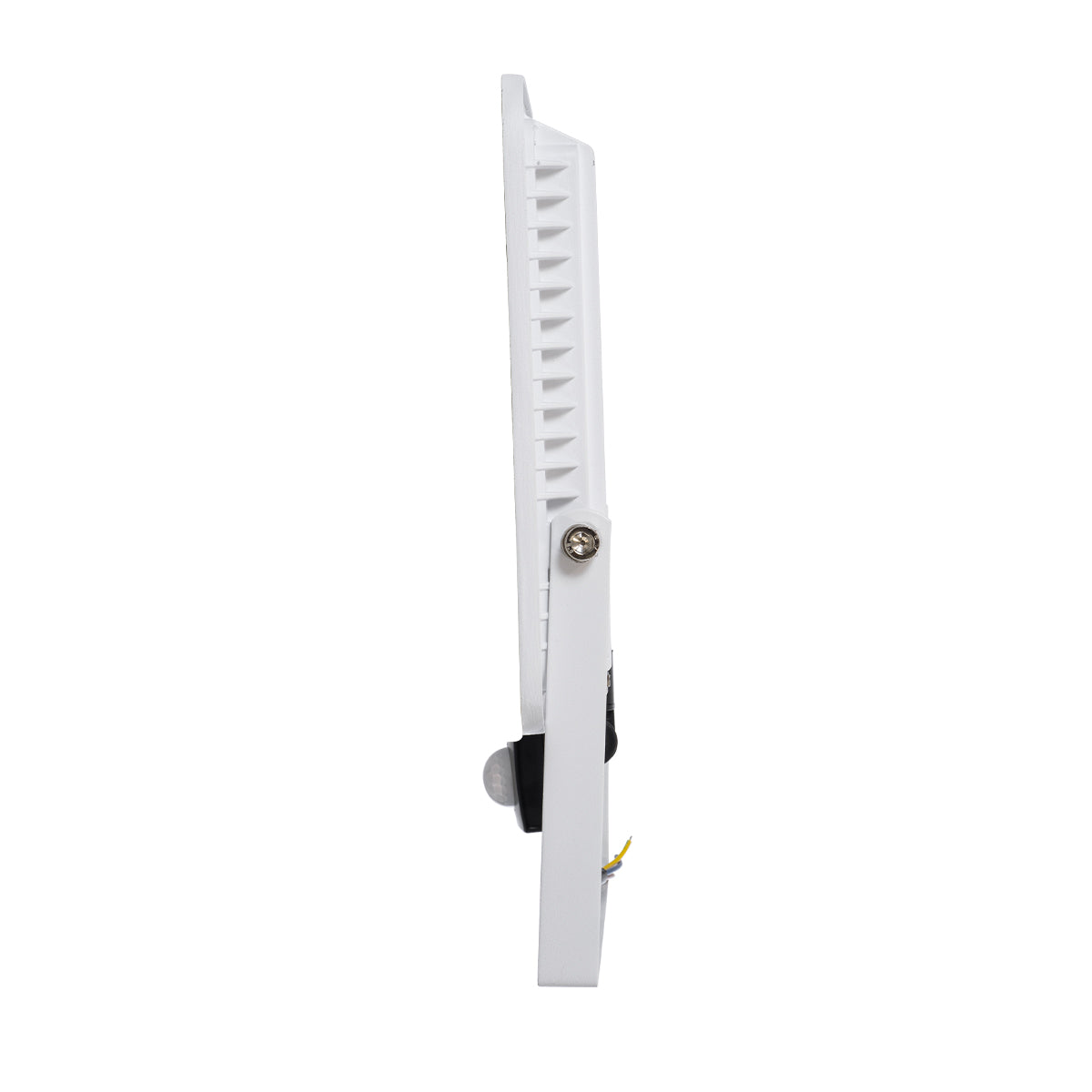 GLOBOSTAR® AURORA 61444 Προβολέας με Ανιχνευτή PIR / Αισθητήρα Κίνησης LED 100W 12500lm 120° AC 220-240V Αδιάβροχο IP67 Ψυχρό Λευκό 6000K - Lumileds SMD Chip - TÜV Rheinland Certified - Λευκό Ματ - Μ25 x Π6.5 x Υ27.5cm - 3 Χρόνια Εγγύηση