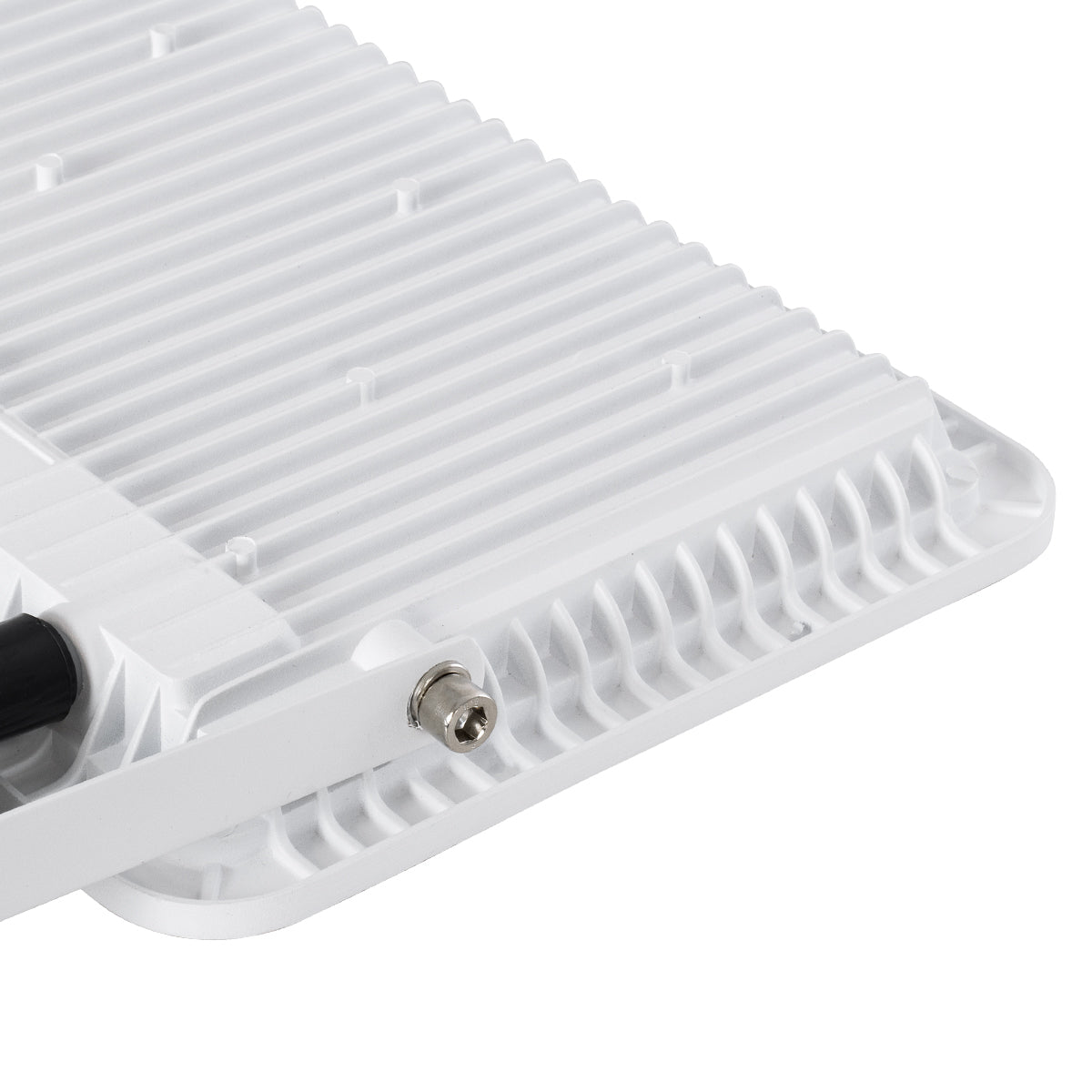 GLOBOSTAR® AURORA 61444 Προβολέας με Ανιχνευτή PIR / Αισθητήρα Κίνησης LED 100W 12500lm 120° AC 220-240V Αδιάβροχο IP67 Ψυχρό Λευκό 6000K - Lumileds SMD Chip - TÜV Rheinland Certified - Λευκό Ματ - Μ25 x Π6.5 x Υ27.5cm - 3 Χρόνια Εγγύηση