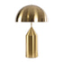 GloboStar® URANUS-L 61459 Μοντέρνο Επιτραπέζιο Φωτιστικό Πορτατίφ Δίφωτο 2 x E27 AC220-240V IP20 - Φ50 x Υ77cm - Χρυσό Πλατίνα Μεταλλικό Καμπάνα με Διακόπτη On/Off - 5 Χρόνια Εγγύηση - ledmania.gr