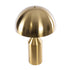 GloboStar® URANUS-L 61459 Μοντέρνο Επιτραπέζιο Φωτιστικό Πορτατίφ Δίφωτο 2 x E27 AC220-240V IP20 - Φ50 x Υ77cm - Χρυσό Πλατίνα Μεταλλικό Καμπάνα με Διακόπτη On/Off - 5 Χρόνια Εγγύηση - ledmania.gr