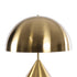 GloboStar® URANUS-L 61459 Μοντέρνο Επιτραπέζιο Φωτιστικό Πορτατίφ Δίφωτο 2 x E27 AC220-240V IP20 - Φ50 x Υ77cm - Χρυσό Πλατίνα Μεταλλικό Καμπάνα με Διακόπτη On/Off - 5 Χρόνια Εγγύηση - ledmania.gr