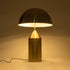 GloboStar® URANUS-L 61459 Μοντέρνο Επιτραπέζιο Φωτιστικό Πορτατίφ Δίφωτο 2 x E27 AC220-240V IP20 - Φ50 x Υ77cm - Χρυσό Πλατίνα Μεταλλικό Καμπάνα με Διακόπτη On/Off - 5 Χρόνια Εγγύηση - ledmania.gr
