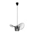 GloboStar® WIDOW 61462 Μοντέρνο Κρεμαστό Φωτιστικό Πλέγμα Μονόφωτο 1 x E27 IP20 Μαύρο Σχοινί με Μαύρο Σύρμα - Μ42 x Π42 x Υ20.5cm - ledmania.gr