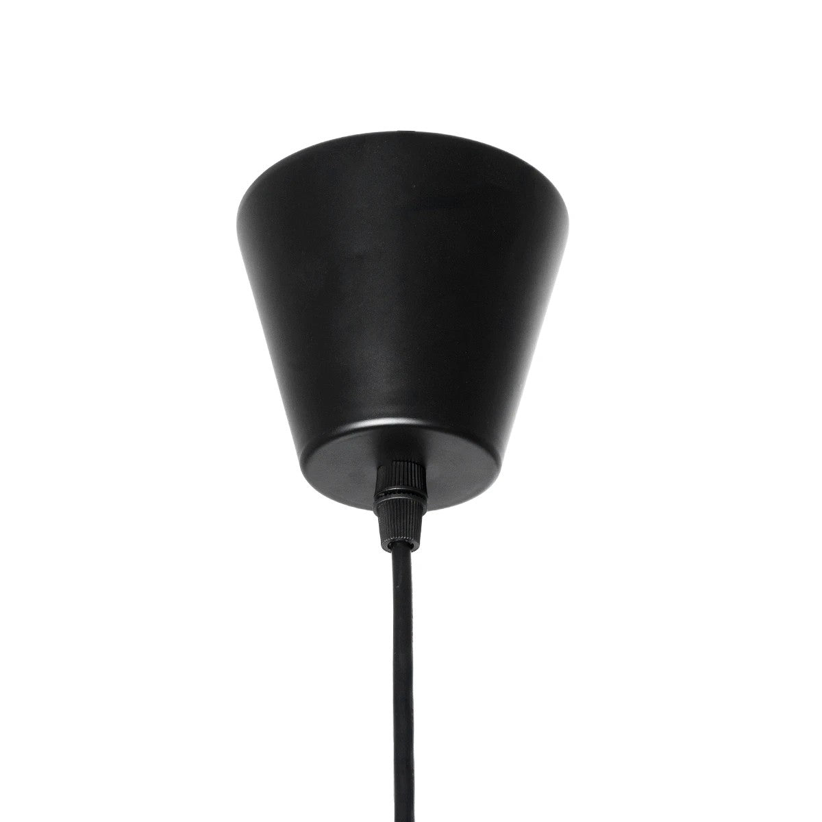 GloboStar® WIDOW 61464 Μοντέρνο Κρεμαστό Φωτιστικό Πλέγμα Μονόφωτο 1 x E27 IP20 Μαύρο Σχοινί με Μαύρο Σύρμα - Μ65 x Π65 x Υ25cm - ledmania.gr