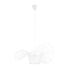 GloboStar® WIDOW 61465 Μοντέρνο Κρεμαστό Φωτιστικό Πλέγμα Μονόφωτο 1 x E27 IP20 Λευκό Σχοινί με Λευκό Σύρμα - Μ65 x Π65 x Υ25cm - ledmania.gr