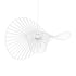 GloboStar® WIDOW 61465 Μοντέρνο Κρεμαστό Φωτιστικό Πλέγμα Μονόφωτο 1 x E27 IP20 Λευκό Σχοινί με Λευκό Σύρμα - Μ65 x Π65 x Υ25cm - ledmania.gr