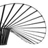 GloboStar® WIDOW 61466 Μοντέρνο Κρεμαστό Φωτιστικό Πλέγμα Μονόφωτο 1 x E27 IP20 Μαύρο Σχοινί με Μαύρο Σύρμα - Μ80 x Π80 x Υ30cm - ledmania.gr